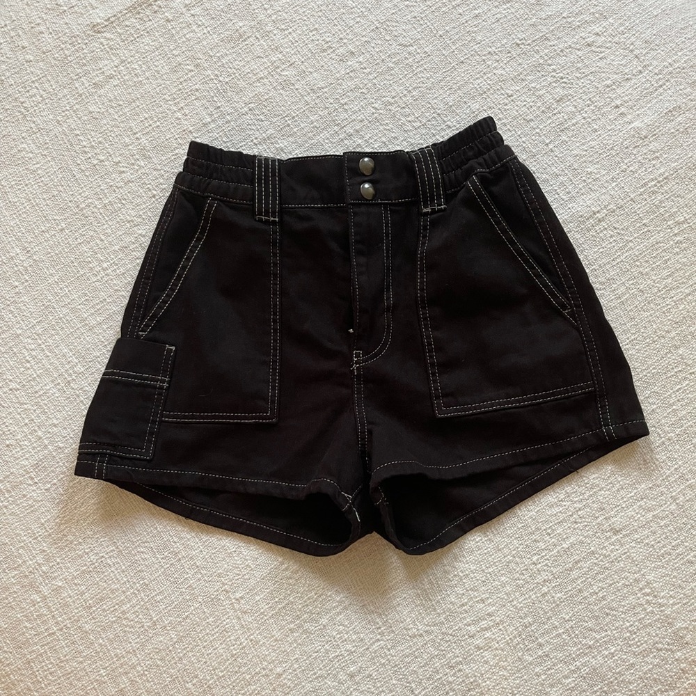 High Wasted Cargo Shorts